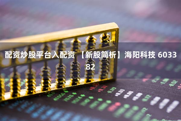配资炒股平台入配资 【新股简析】海阳科技 603382