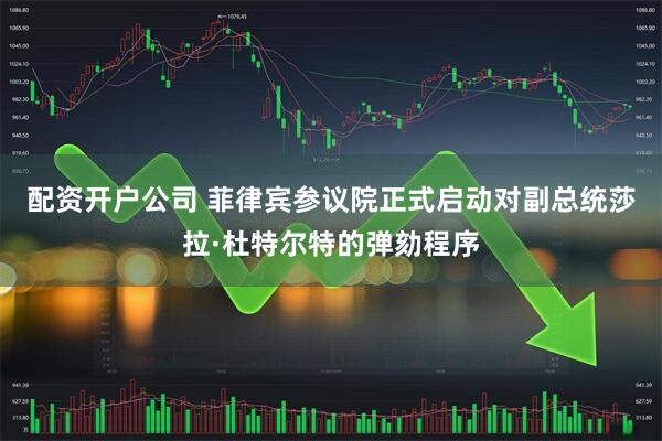 配资开户公司 菲律宾参议院正式启动对副总统莎拉·杜特尔特的弹劾程序